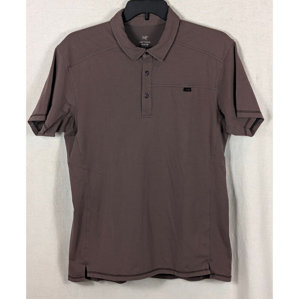 Arc'Teryx Captive Polo Shirt Brown Men's Size XL